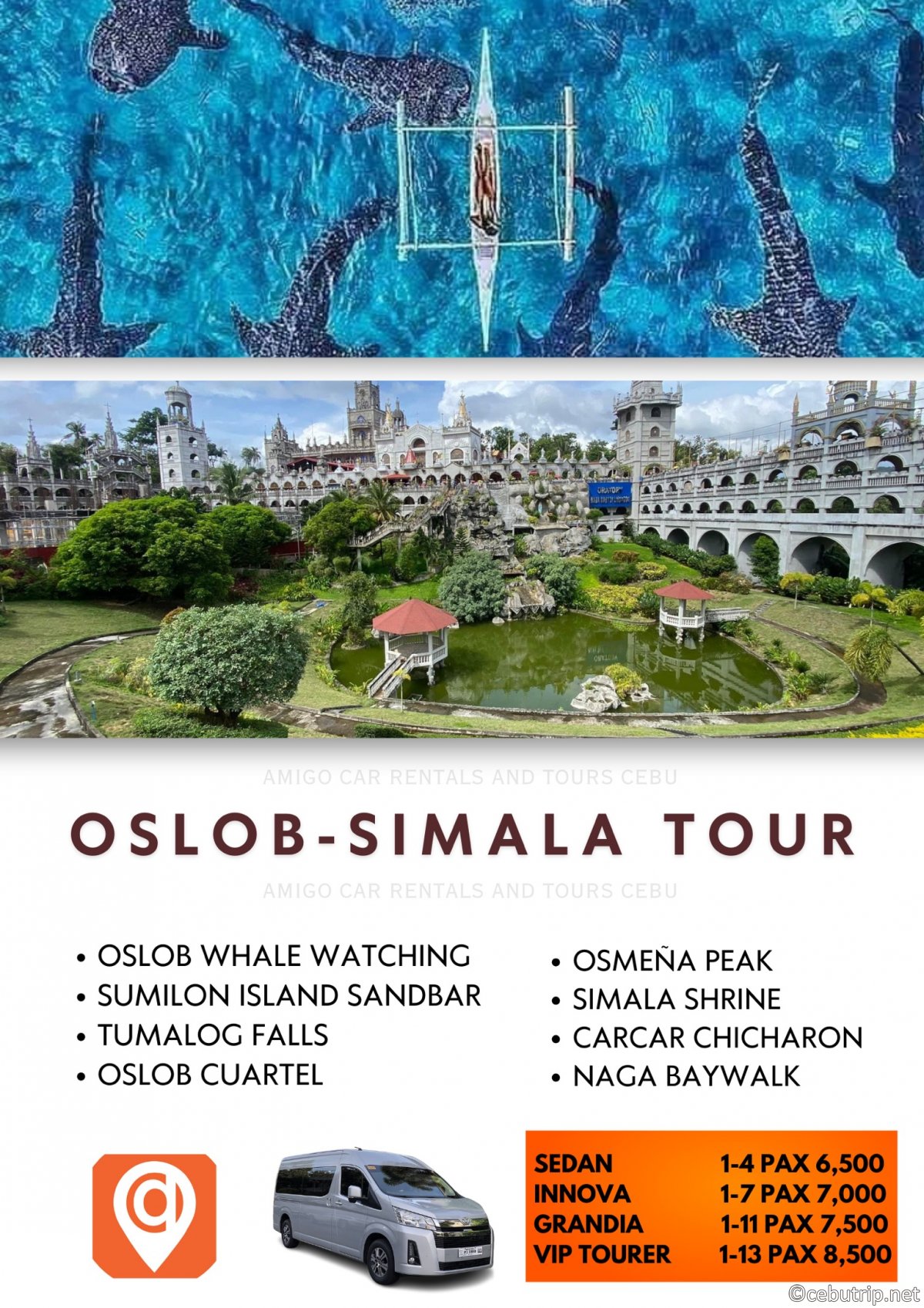 Cebu & Bohol Island Tours | Affordable Private Car Rentals – Amigo Travel