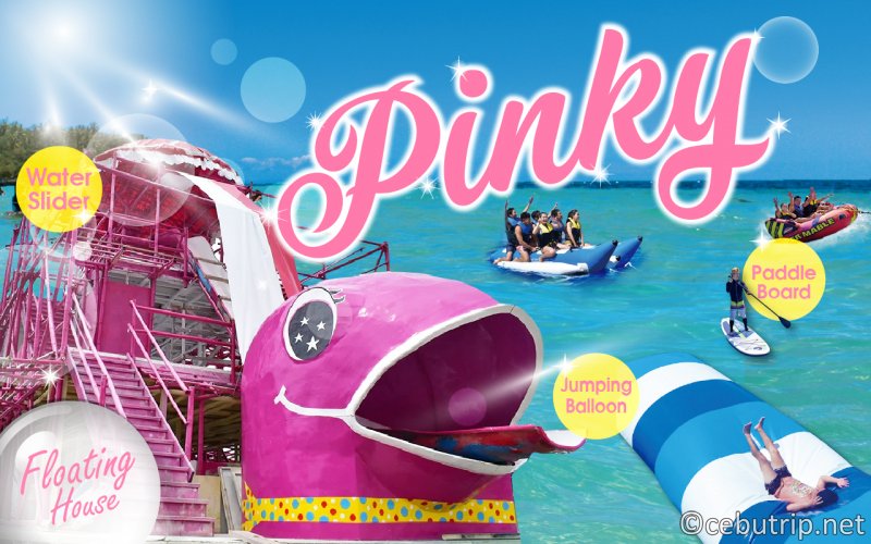 セブ島注目アクティビティ！フローティングハウス「Pinky」がプレオープン！