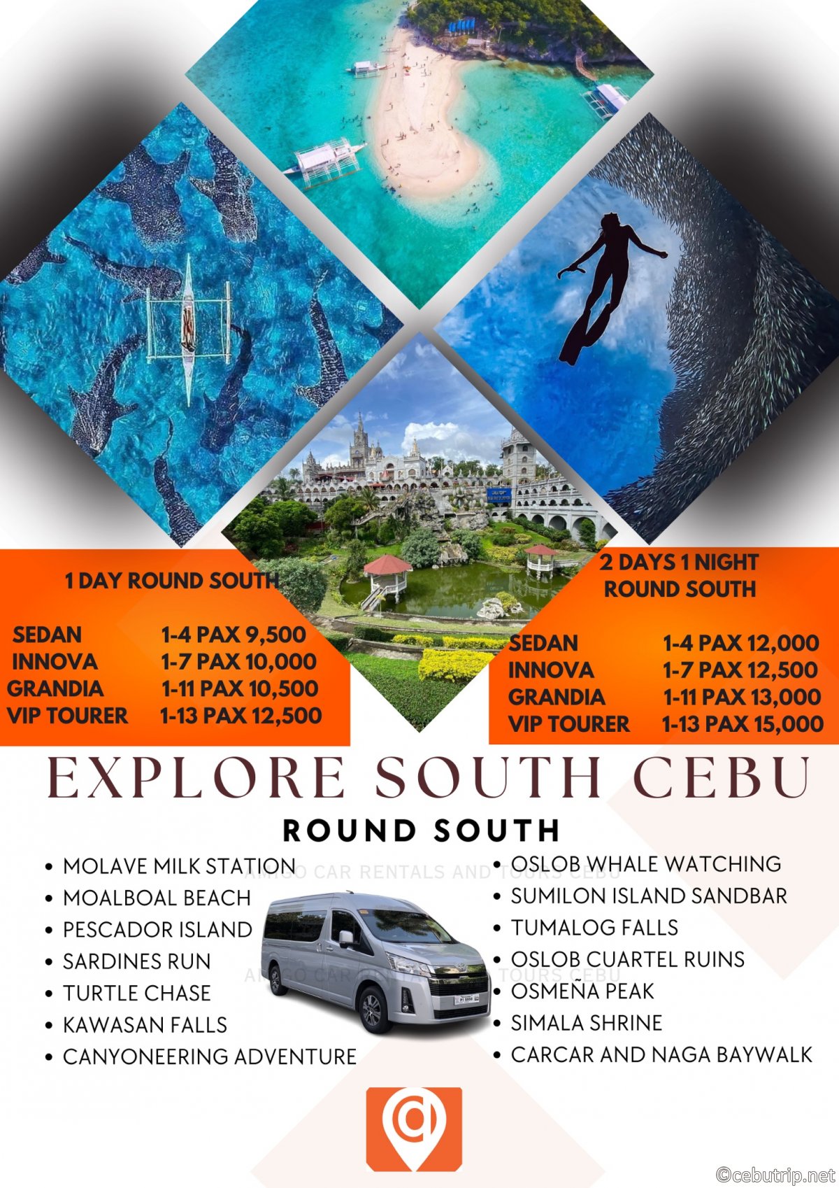 Cebu & Bohol Island Tours | Affordable Private Car Rentals – Amigo Travel