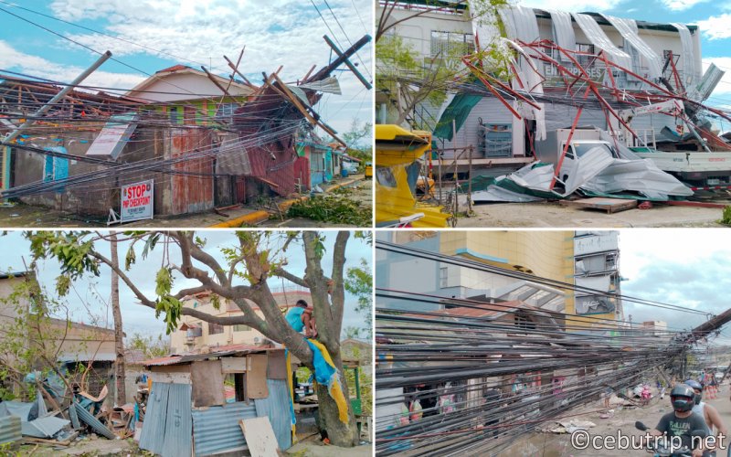 フィリピン・セブ島スーパー台風現地被害状況｜オデット台風22号直撃