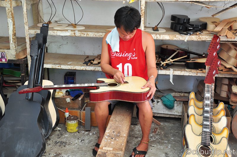 Mactan island's famous Alegre Guitars
